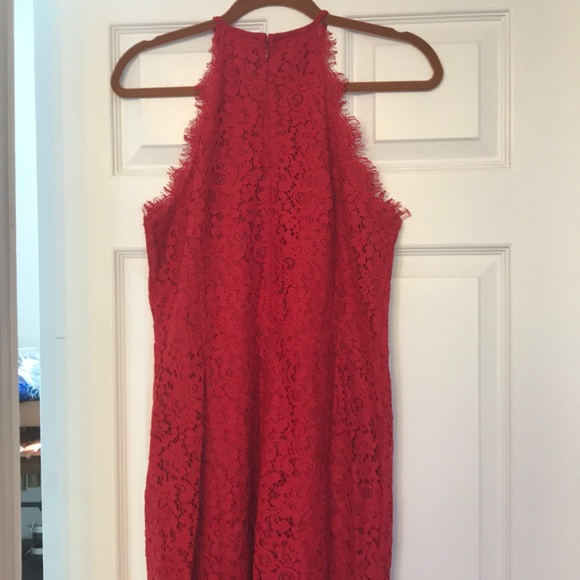 NWT Ann Taylor Loft Red Lace Dress - Picture 4 of 5